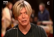 David Bowie French TV interview with Damon Albarn (2003)