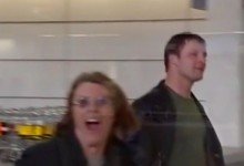 David Bowie, arriving in Paris (1999)