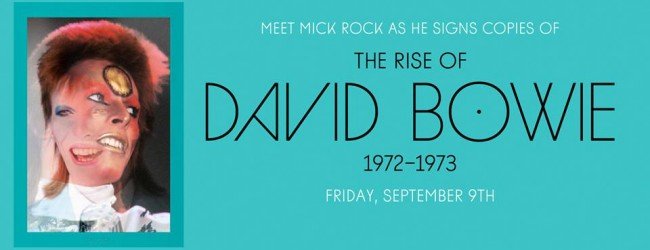 Win a signed copy of The Rise of David Bowie 1972-1973 by Mick Rock!