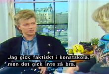 David Bowie interviewed after secret Stockholm gig (1987)