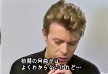 David Bowie | Japanese Interview (May, 1990)
