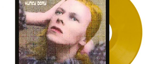 Warner Music releasing limited edition gold vinyl of Hunky Dory!