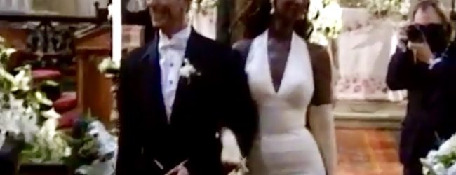 David Bowie & Iman Wedding, American Church of St James, Florence, Italy (6th June 1992)