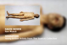 David Bowie narrates the audio tour of the Brooklyn Museum of Art’s presentation of SENSATION – RON MUECK Dead Dad (1996-7)