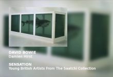 David Bowie narrates the audio tour of the Brooklyn Museum of Art’s presentation of SENSATION – DAMIEN HIRST The Physical Impossibility of Death in the Mind of Someone Living (1991)