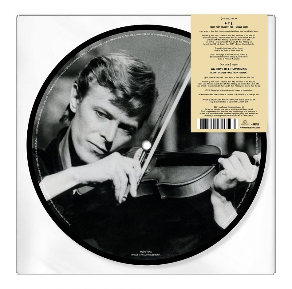 David Bowie D.J. Limited Edition 40th Anniversary 7” Picture Disc is ...