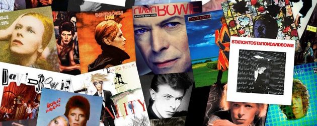New David Bowie Vinyl, CD’s & T-Shirts section