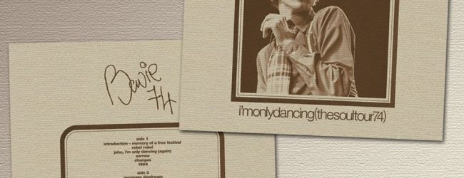 *Updated! Parlophone Announce ‘I’m Only Dancing (The Soul Tour 74)’ on Vinyl & CD for Record Store Day!