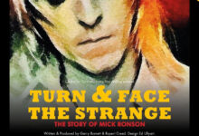 Rescheduled dates for Turn & Face The Strange – The Story Of Mick Ronson