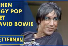 When Iggy Pop Met David Bowie (Letterman 1982)