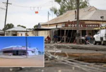 Wild storms smash NSW, leaving Carinda without pub (featured in David Bowie’s Let’s Dance video), pizza shop and general store