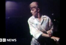 David Bowie at the Glasgow Apollo in 1978 (BBC Scotland News)