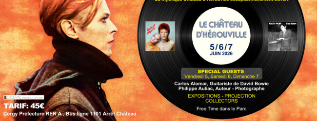 Exhibition & Listening Party for David Bowie’s ‘Low’ and Iggy Pop’s ‘The Idiot’ album at Le Château D’Hérouville 5th, 6th & 7th June